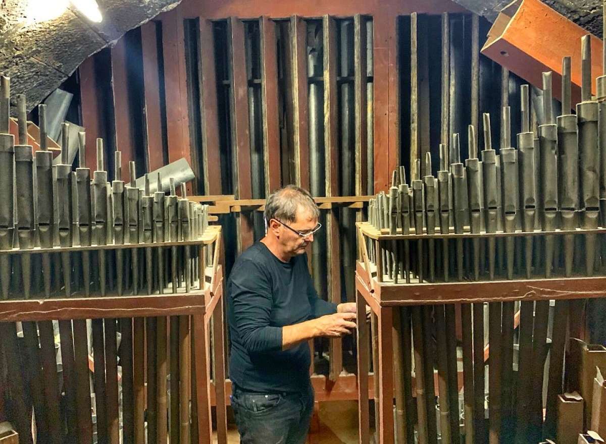 La restauració de l’orgue de la Catedral de Solsona segueix els terminis previstos