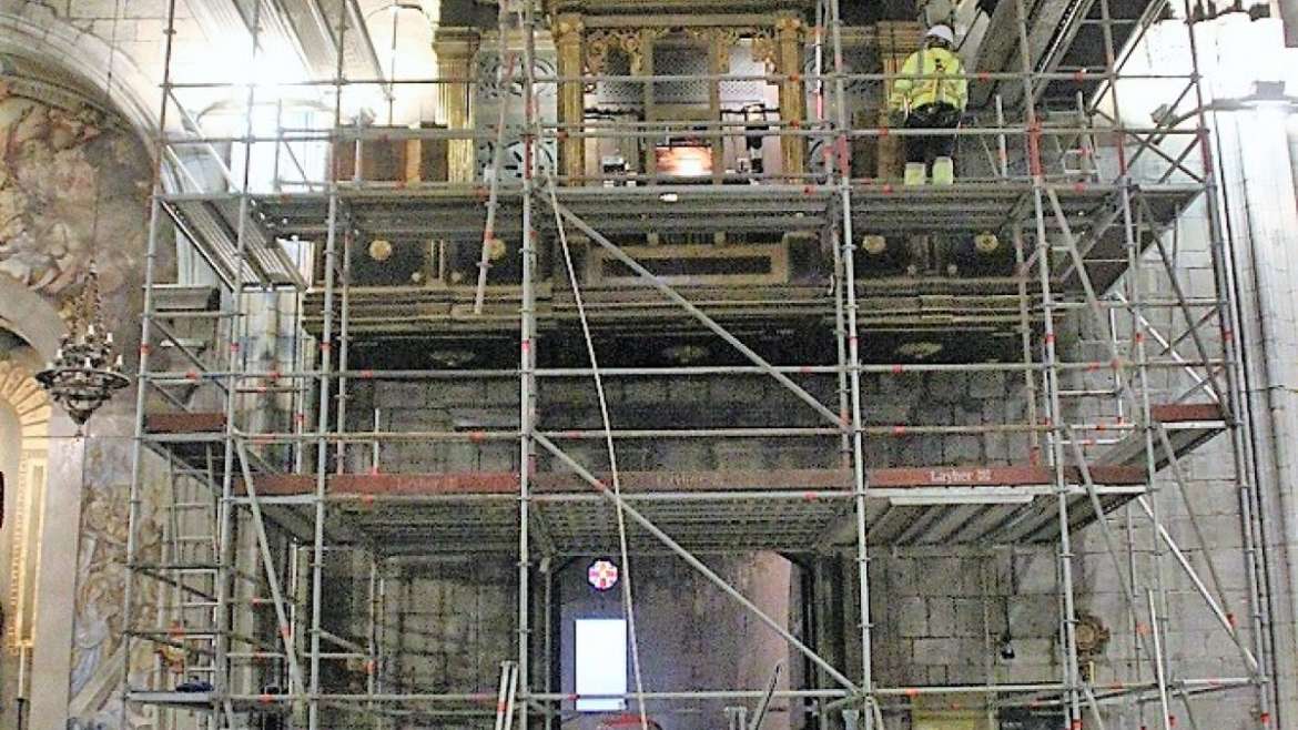 Comença la segona fase de la restauració de l’orgue de la Catedral de Solsona