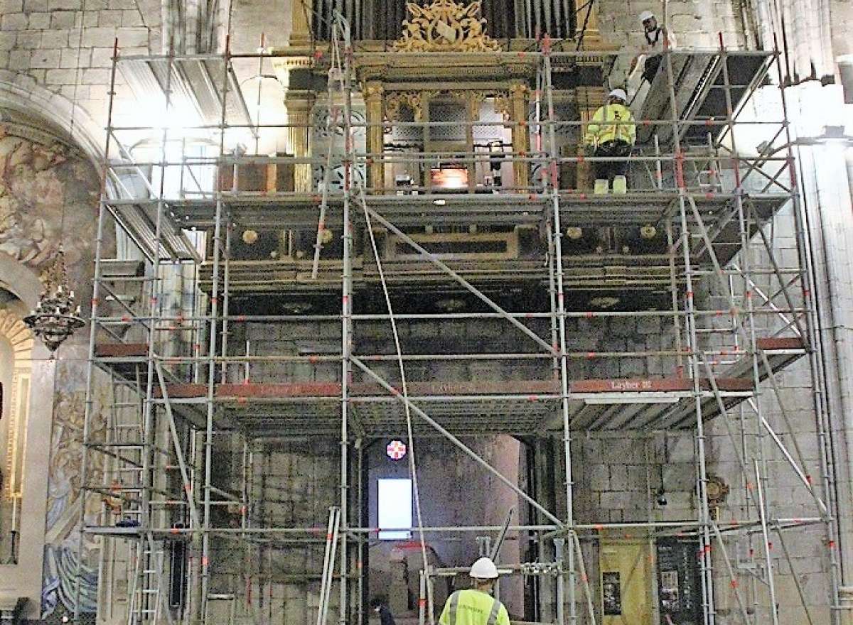 Comença la segona fase de la restauració de l’orgue de la Catedral de Solsona