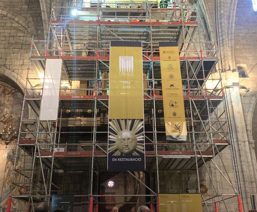 Comença la segona fase de restauració de l’Orgue de la Catedral de Solsona