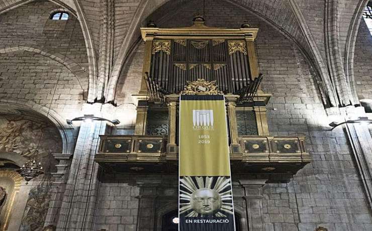 Solsona enllesteix la primera fase de la restauració de l’orgue malgrat la covid