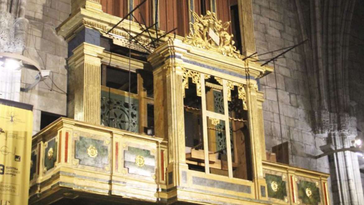 La restauració de l’orgue de Solsona encara el tram final
