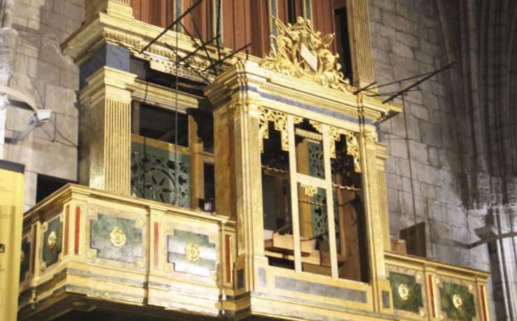 La restauració de l’orgue de Solsona encara el tram final